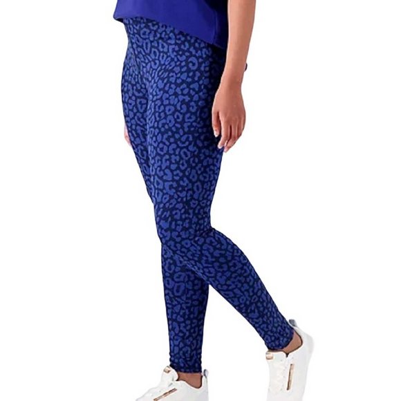 SPORT SAVVY Pants - Sport Savvy Petite Printed Ankle Length Legging MEDIUM (404)